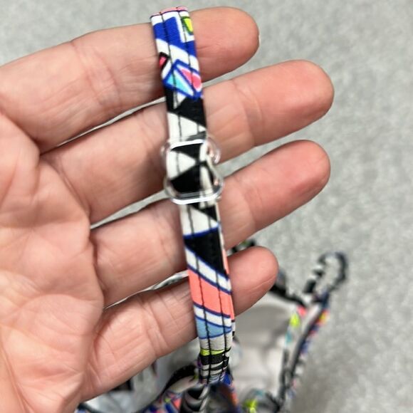 GB GIANNI BINI 2 piece Swim Suit High Waist Flounce Bikini Swimsuit Medium - Picture 6 of 9